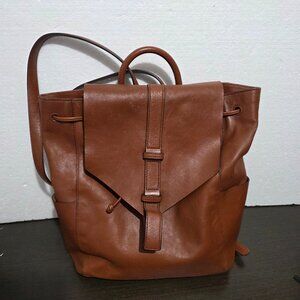 Vera Bradley Big Sky Backpack Brown Leather $228